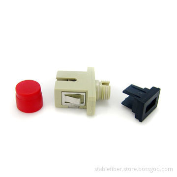 Fiber-optic Adapter with SC-FC and Simplex Types, Suitable for ODF, Available in Compact Design